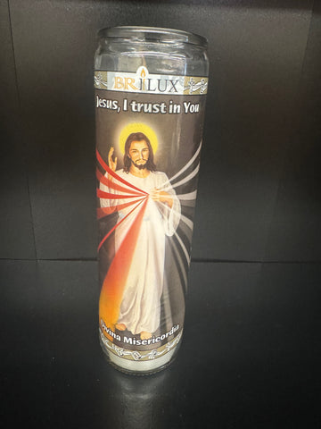 Divine Mercy candle