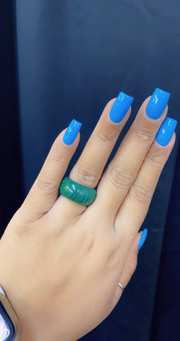 Malachite Ring Band