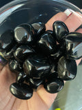 Tumbled  Black Obsidian