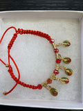 Our Lady of Guadalupe gold color charm Bracelet
