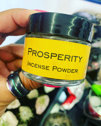 Prosperity incense powder